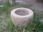 Stone mortar once used by Shanhaiguan garrison troops